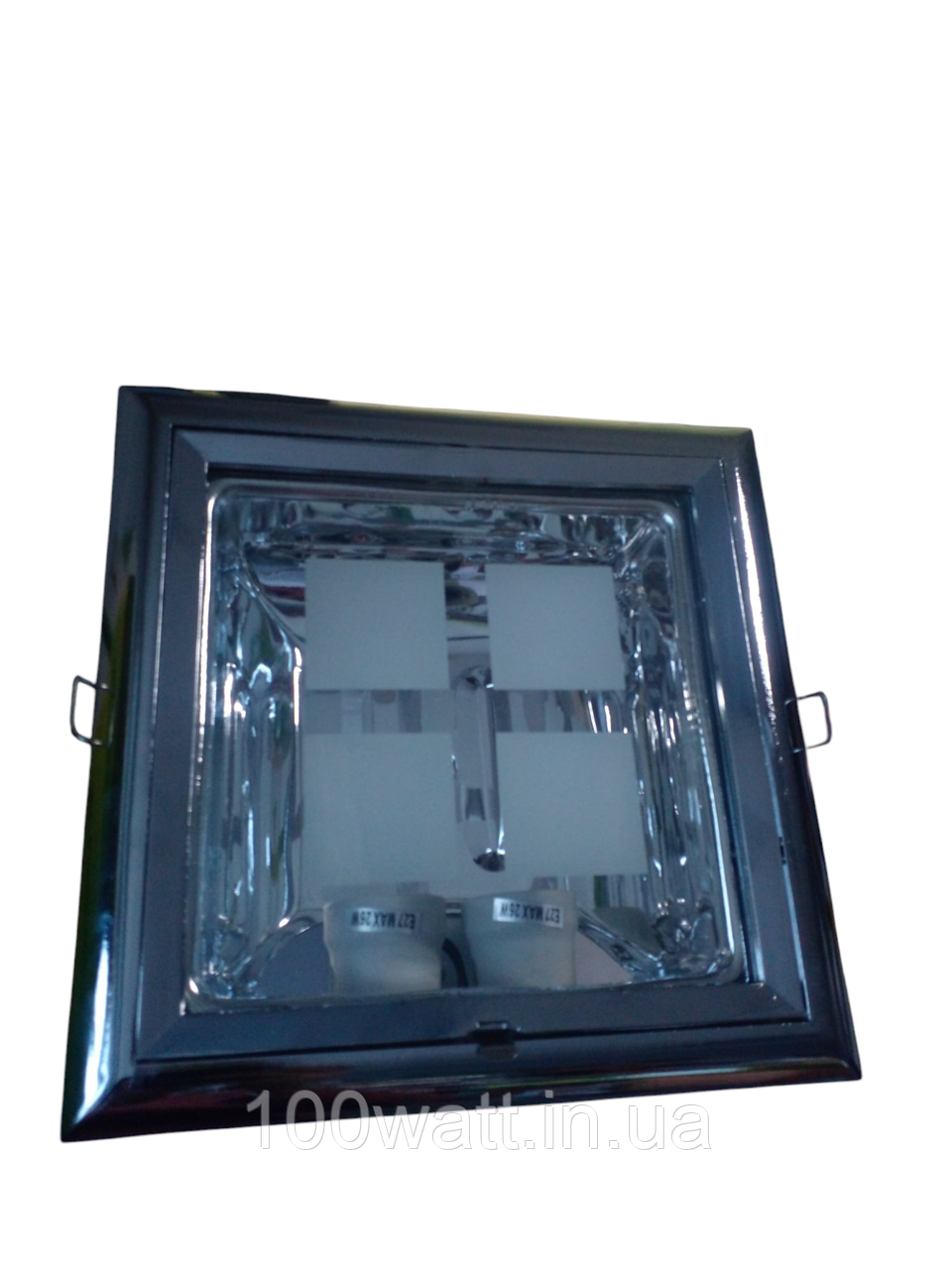 Світильник точковий вбудований DOWN LIGHT Х-008 E27 2x26w хром LUMEN 21003