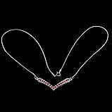 Кольє. Натуральний гранат родоліт. Срібло 925., фото 2