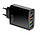 Мережевий зарядний 65W QC3.0/PD3.0 3xUSB 2xType-C пристрій швидка зарядка смартфона F002, фото 4