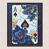 Алмазна мозаїка/вишивка Карта піка 40*50 см Орігамі OD 3450, фото 7