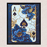 Алмазна мозаїка/вишивка Карта піка 40*50 см Орігамі OD 3450, фото 6