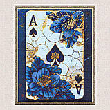 Алмазна мозаїка/вишивка Карта піка 40*50 см Орігамі OD 3450, фото 4