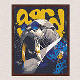 Алмазна мозаїка/вишивка Тварини. Морж 40*50 см Орігамі OD 3430, фото 7