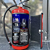 Вогнегасник бар Пункт Обігріву, червоний, подарунок військовому, подарунок до дня захисника України, фото 2