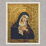 Алмазна мозаїка/вишивка Релігія. Ікона Божої Матері "Пом'якшення злих сердець" 40*50 см Орігамі OD 3434, фото 5