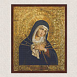 Алмазна мозаїка/вишивка Релігія. Ікона Божої Матері "Пом'якшення злих сердець" 40*50 см Орігамі OD 3434, фото 7