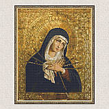 Алмазна мозаїка/вишивка Релігія. Ікона Божої Матері "Пом'якшення злих сердець" 40*50 см Орігамі OD 3434, фото 4