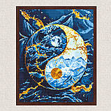 Алмазна мозаїка/вишивка Інь янь 40*50 см Орігамі OD 3445, фото 7