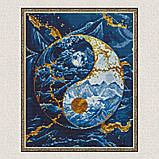 Алмазна мозаїка/вишивка Інь янь 40*50 см Орігамі OD 3445, фото 4