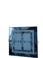 Світильник точковий вбудований DOWN LIGHT РТ-008 E27 2x26w ХРОМ LUMEN 23003