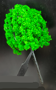 Дерево 10 см для диорам, мініатюр, дитячої творчості