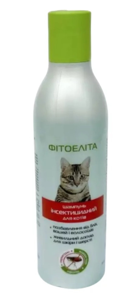Шампунь інсектицидний Фітоеліта для котів, 220 мл