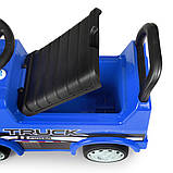 Каталка-толокар, дитяча вантажівка (блакитний), фото 7