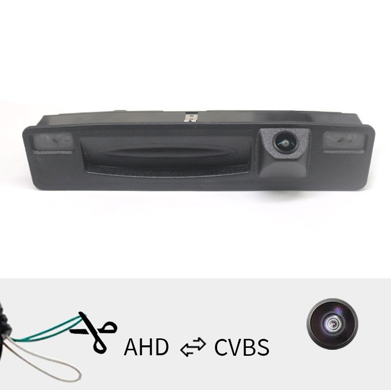 Камера заднього огляду з кнопкою Ford Focus III, B-Max, Tourneo Connect 2012-2015, риб'яче око AHD1080P/CVBS