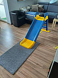 Гірка дитяча пластикова Doloni 140 см  (Синьо-жовта), фото 2