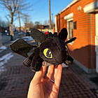 Декор для авто Дракончик Беззубик Чорний, Іграшка для авто Нічна Фурія, фото 2