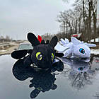 Декор для авто Дракончик Беззубик Чорний, Іграшка для авто Нічна Фурія, фото 5