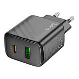 Мережевий Зарядний Пристрій Hoco CS23A 1USB/1USB-C PD/QC 30W, фото 6