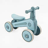 Дитячий біговел 1.5-3 роки JOY SL-10330 колеса 6" пластикова рама підсвітка українське озвучування Синій, фото 2