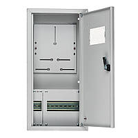 Корпус металевий навісний ЩОРн- 3/12  IP31 PRO 3-фазний лічильник та 12 модулів