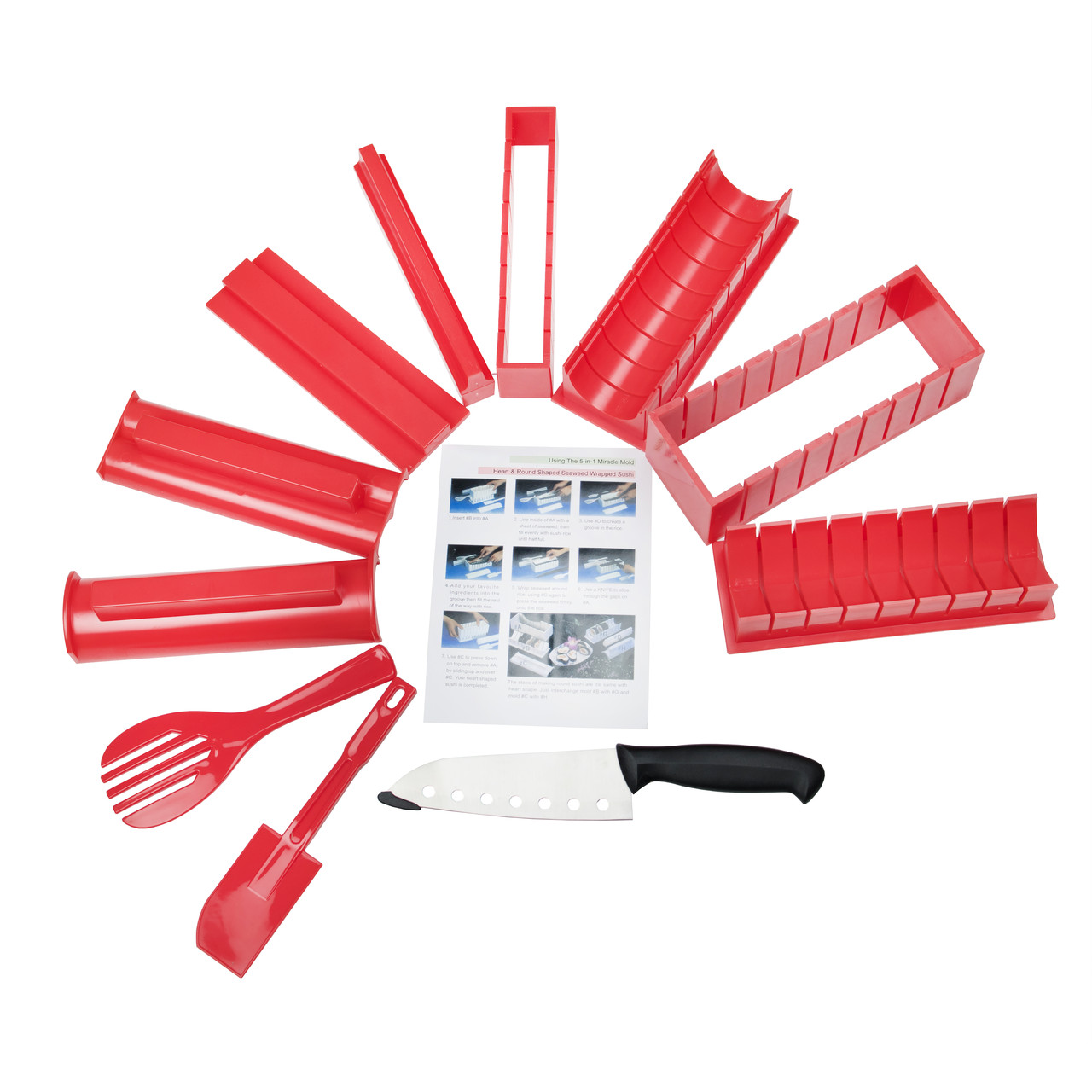 Набір для приготування суші та ролів 5 в 1, фото 1