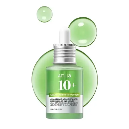 Сироватка з азелаїновою кислотою 10% Anua Azelaic Acid 10 Hyaluron Redness Soothing Serum, 30 мл, фото 1