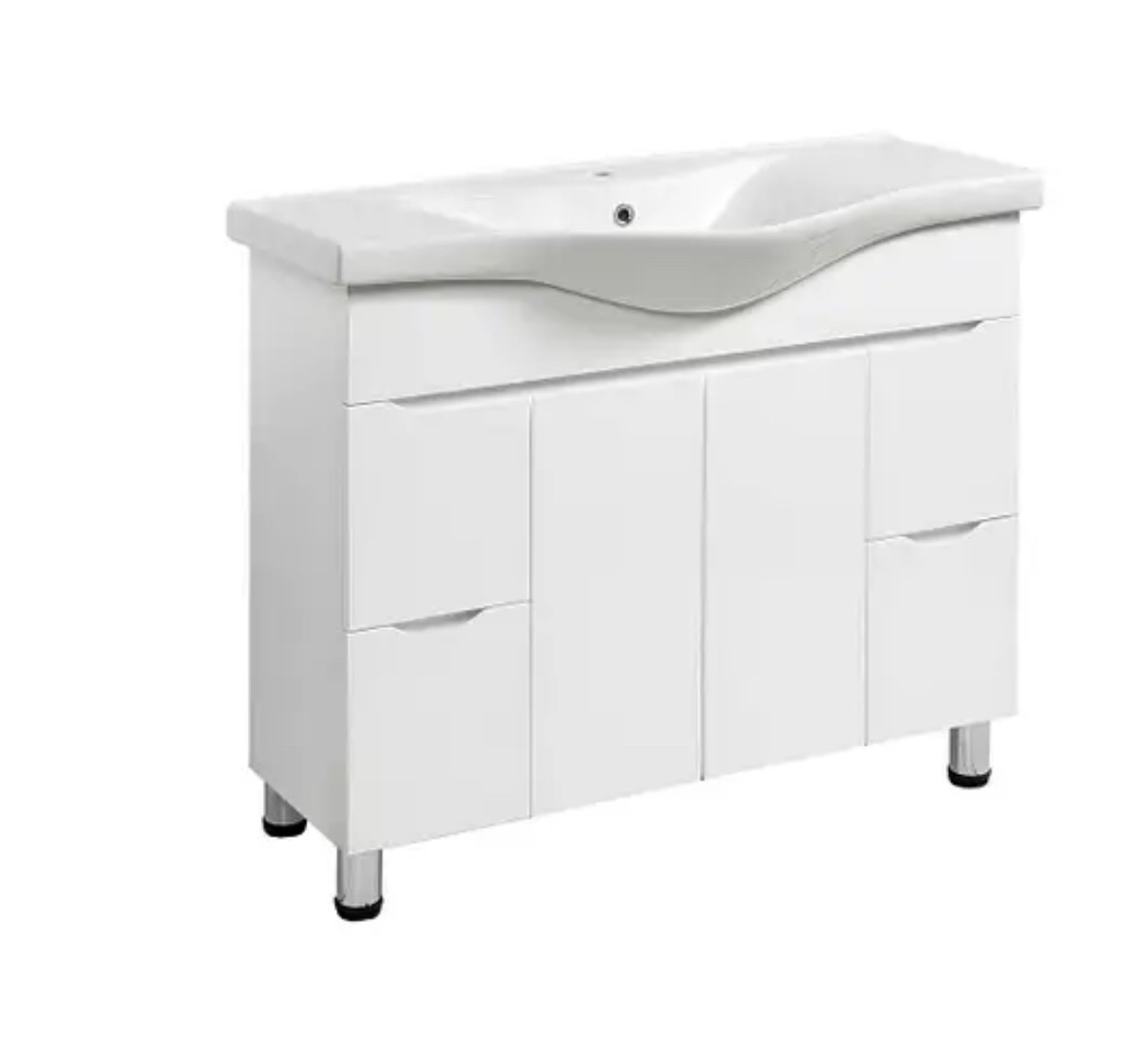 Тумба на ніжках з умивальником 100 см