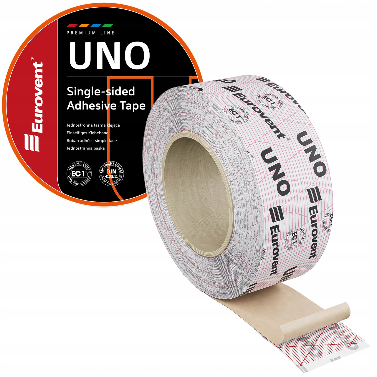 Армована стрічка Eurovent UNO 60мм х 25м, фото 1