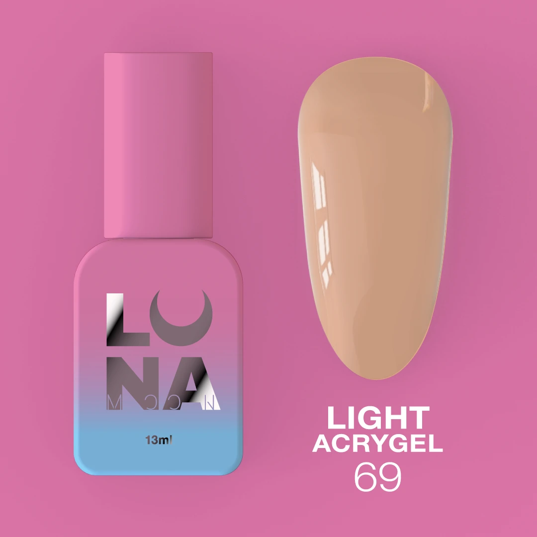 Lunamoon Рідкий Гель Light Acrygel №069 (13ml), фото 1