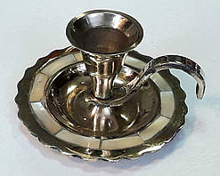 Підсвічник  бронзовий з ручкою