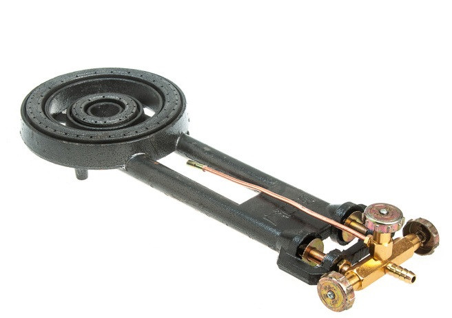 Чавунна газова форсунка ATLAS з п'єзопідпалом із двома контурами 30 кВт Пальник газова чавунна