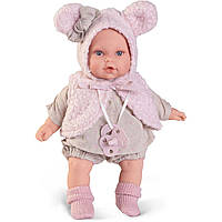 Вінілова Лялька Іспанська Antonio Juan з Функціоналом Плачучий Пупс Немовля Дівчинка Kika 27 см