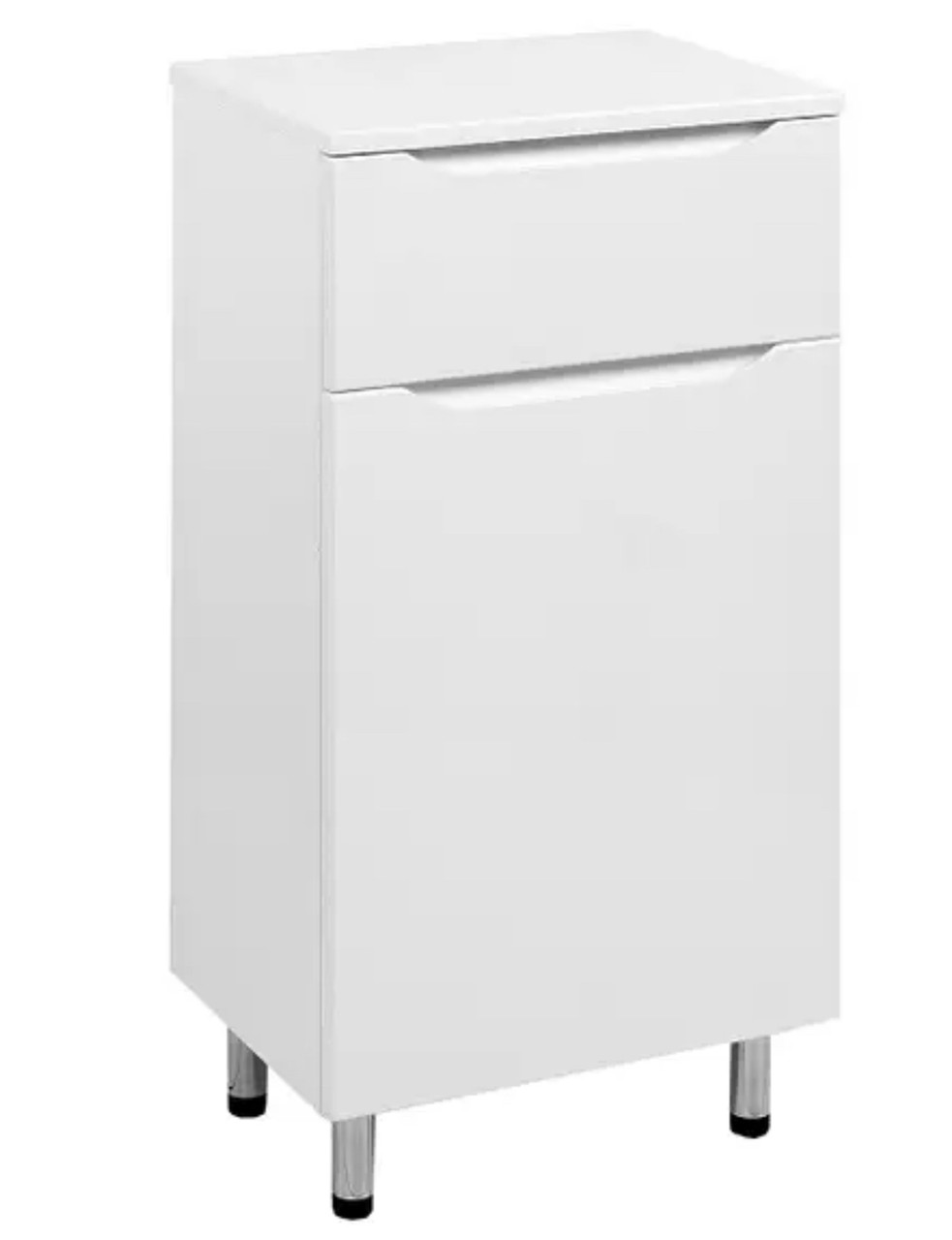 Комод 40 см білий для ванної кімнати