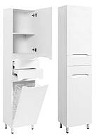 Пенал 35 см білий з кошиком