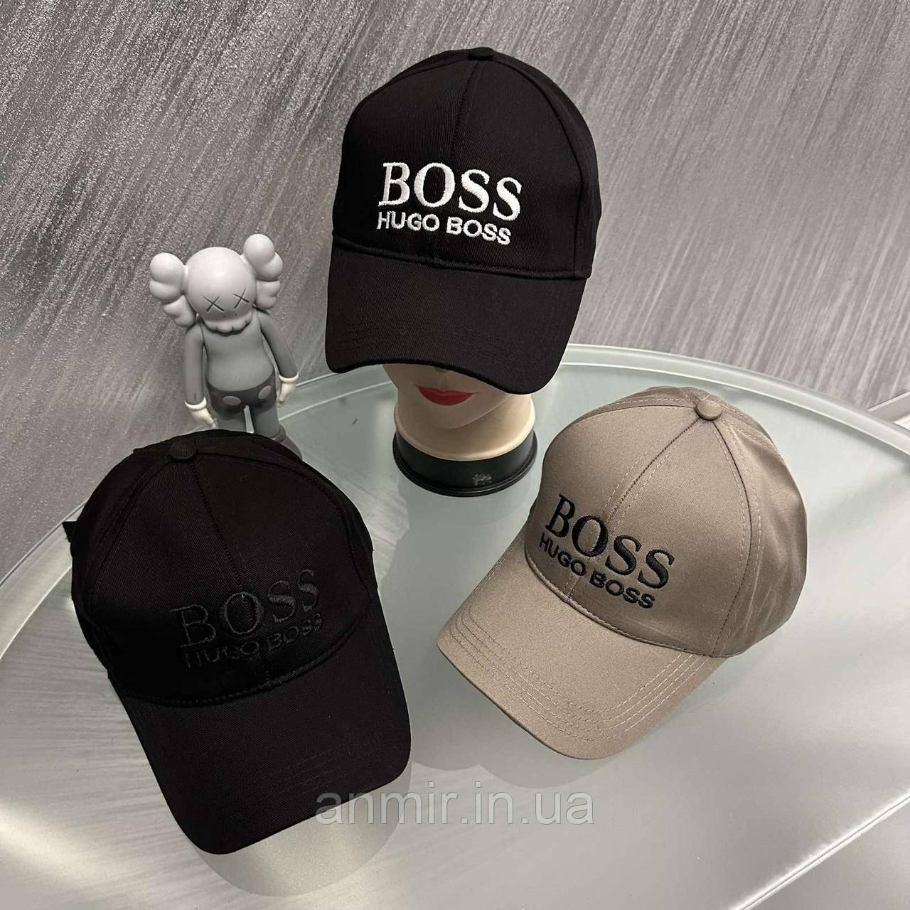 Кепка чоловіча демісезонна котон HUGO BOSS розмір 57-59, кольору міксом