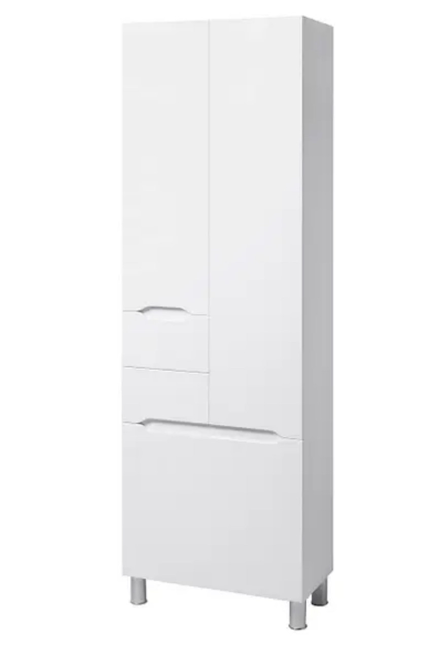 Пенал 60 см білий на ніжках