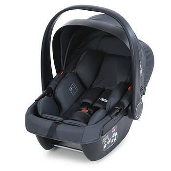 Автокрісло автолюлька для новонароджених El Camino i-LINE ME 1176 Melange Black Чорне