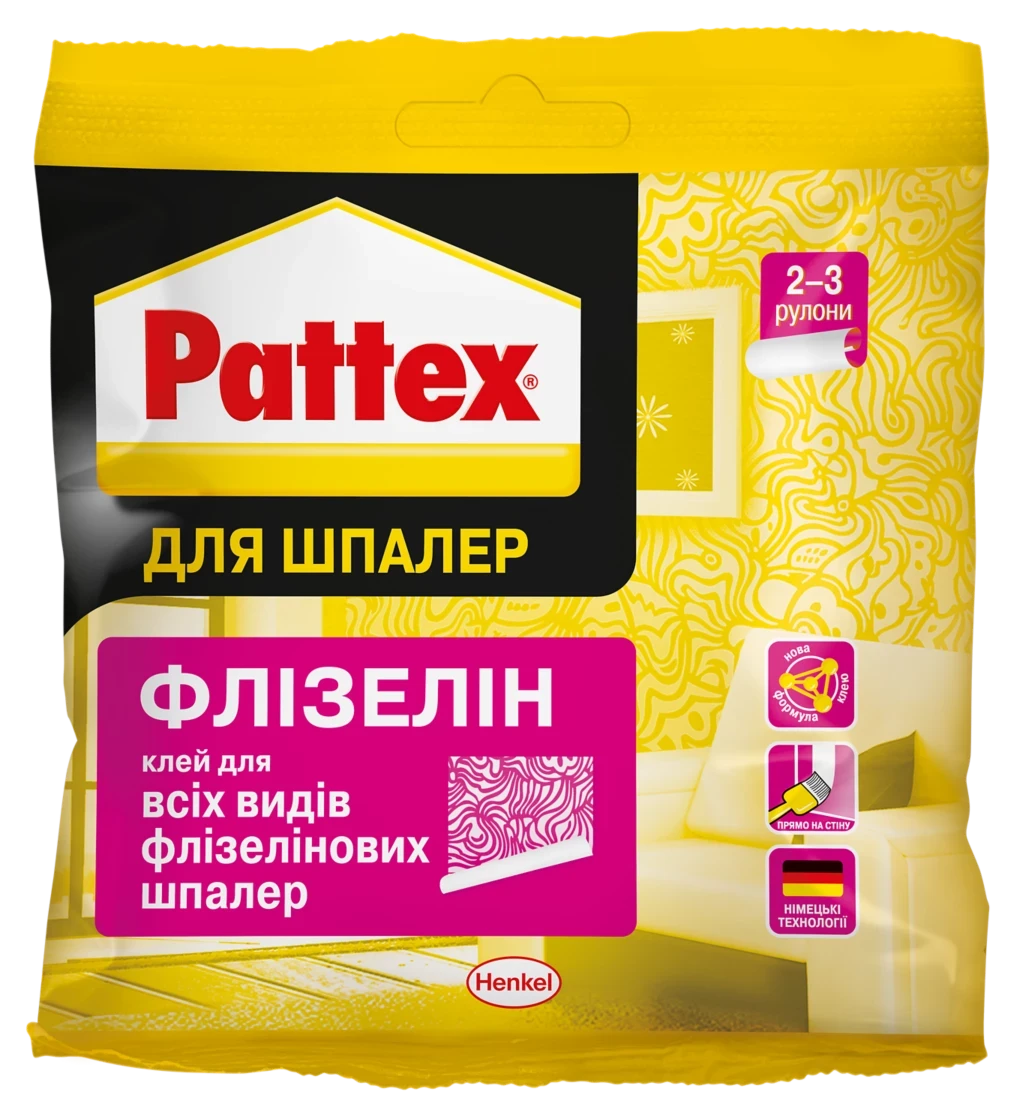 Клей для шпалер Pattex Флізелін 95г
