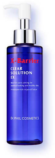 Dr. Phil Cosmetics X-barrier Clear Solution EX зволожуючий лосьйон для видалення кератину та очищення пор, 150 мл, фото 1
