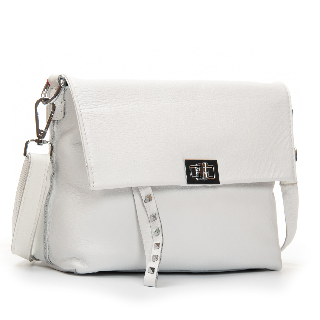 Жіноча шкіряна сумка 8793-9 white.Купити жіночі сумки із натуральної шкіри trandbags.com.ua