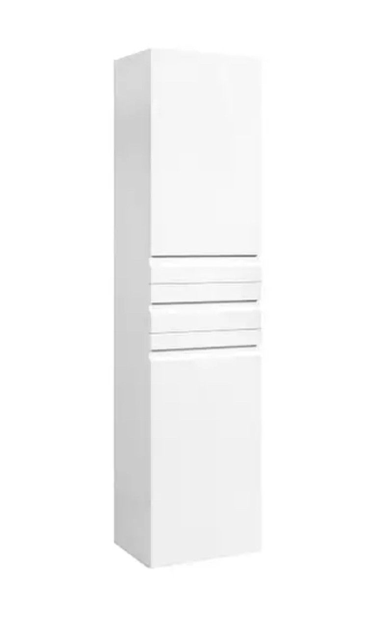 Пенал 40 см білий підвісний