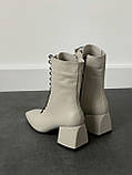 Жіночі шкіряні черевики, фото 4