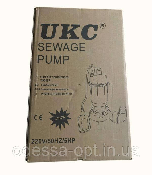 Каналізаційний насос для відкачування чистої та брудної води 3750W 220v 5HP