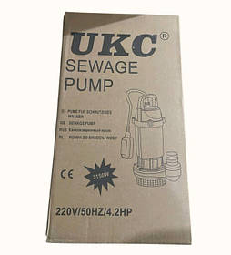 Каналізаційний насос для відкачування чистої та брудної води 5m-1 3150W 220v 4.2HP