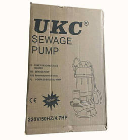 Каналізаційний насос для відкачування чистої та брудної води 5m-2 3550W 220v 7HP