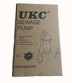 Каналізаційний насос для відкачування чистої та брудної води 3750W 220v 5HP