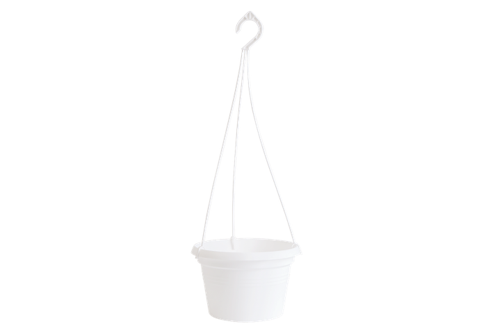 Вазон "Глорія" з підвіскою (білий), 25*16 см, 4 л, фото 1