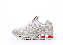 Чоловічі кросівки Найк Nike Shox x Supreme Ride 2 White Red ALL10702, фото 4