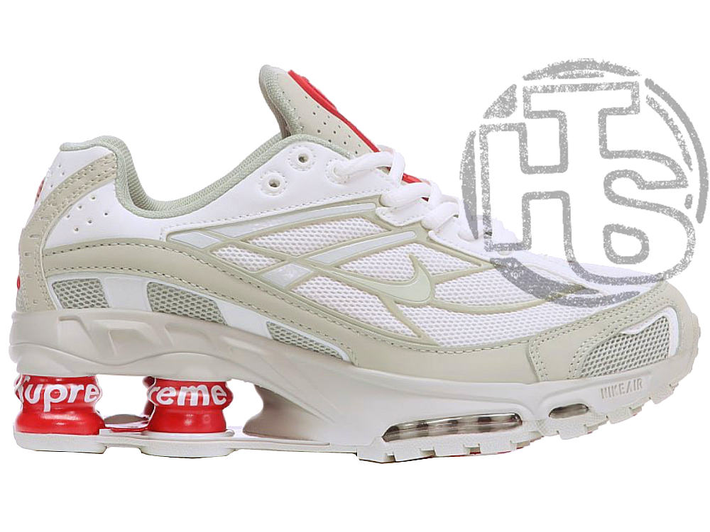 Жіночі кросівки Найк Nike Shox x Supreme Ride 2 White Red ALL10702