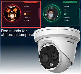 Встановлення тепловізора Hikvision для виявлення осіб з підвищеною температурою